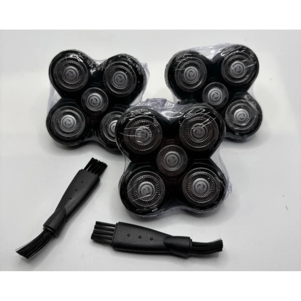 3 Pcs Blades Refills Compatible with Freebird Head Shaver, 5 Blades Shaver Repla